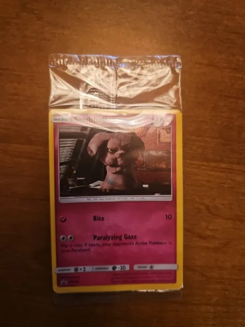 Pokemon Sealed Snubbull SM200 Black Star Promo Holofoil Detective Pikachu