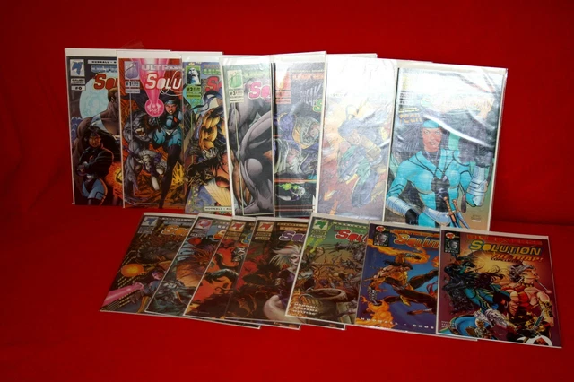 Malibu Comics The Solution 0 thru 12 + 16 & 17 VVF/NM