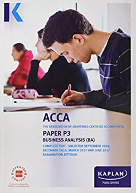 Acca Papier P3 : Business Analysis : Complet Texte Livre