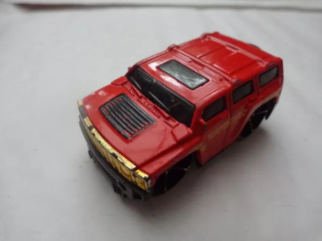 1 64 HOT WHEELS Classic Hummer H3 Tm Gm Red Diecast Car 2002