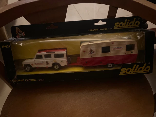 Solido Cirque Amar – Land Rover 109 Avec Caravane, 1/43, Sans Boîte