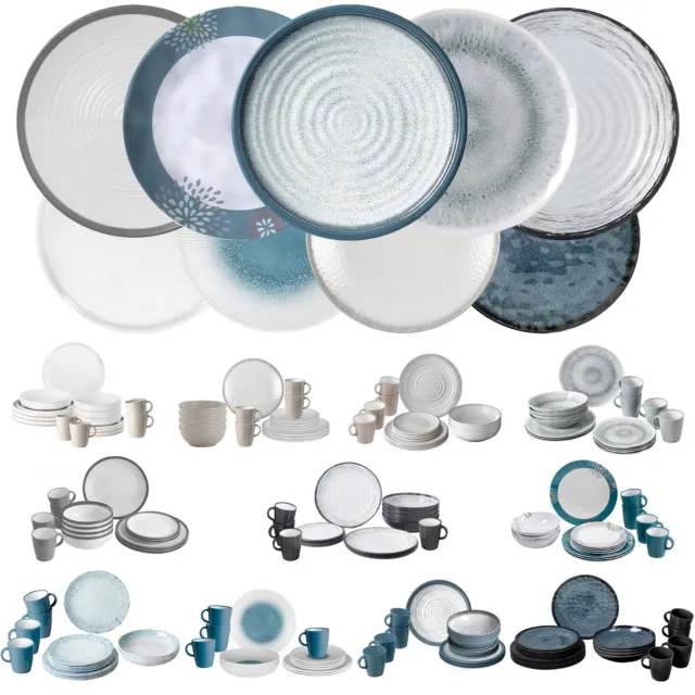 BRUNNER MELAMIN ESS Geschirr Set Lunch Box 16-teilig Camping Reise