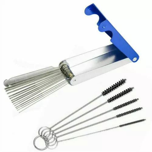 For Motorcycle ATV Part Carburetor Carb Jet Cleaning Tools Set Wire Cleaner Kit