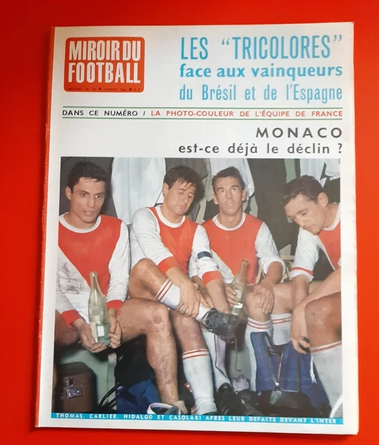 MIROIR DU FOOTBALL N° 178 de octobre 1972 le match FRANCE URSS NANTES ST ETIENNE PARIS FC REIMS NANCY LENS ANGOULEME - Livres