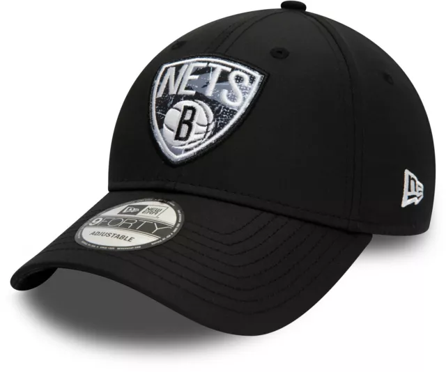 Brooklyn Nets New Era 9Forty Estampado Relleno NBA Gorra de Equipo