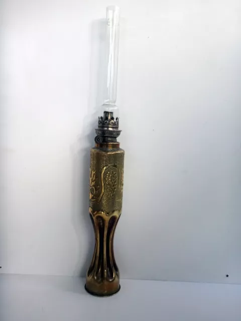 Lampe à pétrole de Poilu Artisanat de tranchée Trench art