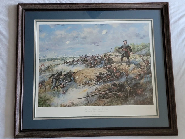 Don Troiani - Don't Give An Inch  - Collectible Civil War Print - Mint