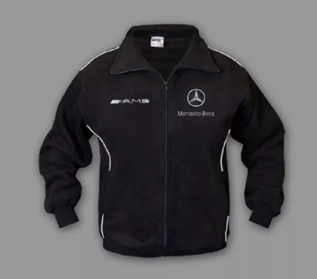 Mens Mercedes AMG Sport Racing New Fleece Jacket Sweatshirt Apparel Embroidered