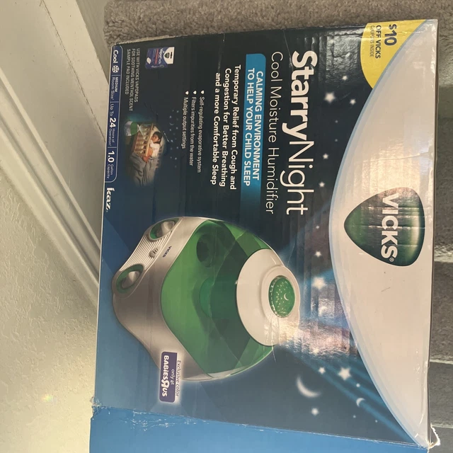 VICKS STARRY NIGHT Cool Moisture Humidifier Model V3700 Open Box 24.99