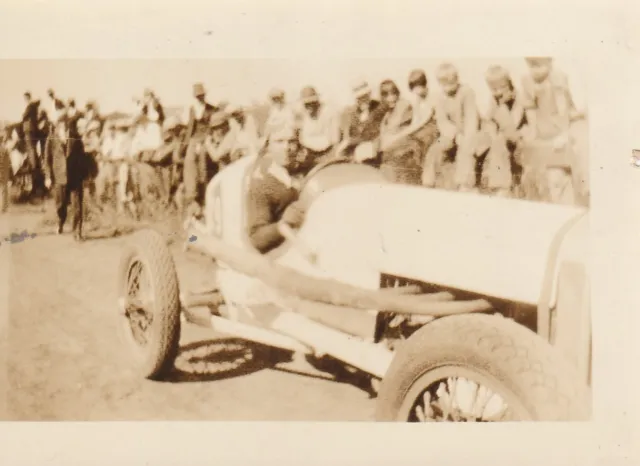 Photo Racing Driver on Frontenac Ford Car Racing USA Car Vintage 1932 Ridgewood