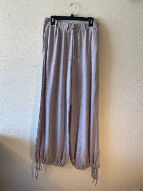 Urban Outfitters Pants Out From Under Women's Large Gray Joggers Dana Wide Leg