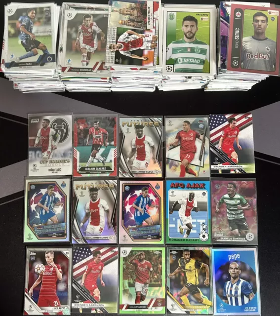 Topps Panini 700 Karten Lot, Verschiedene Ligen und Vereine, Base, Rookie RC Etc