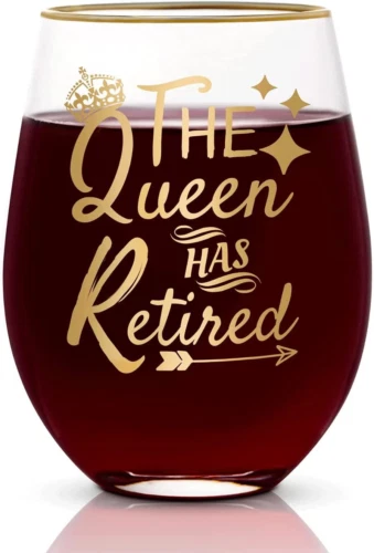 Onebttl Mejor Regalo de Jubilación Único para Mujeres I Don't Give a Sip I'm Retired