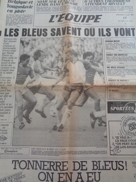 En 1984, la France n'instrumentalisait pas le football... mais allait