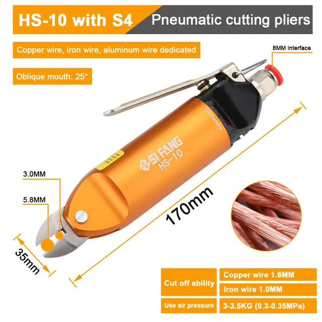 HS-10 Strumento da taglio taglio per alimentazione aria pneumatica diritta taglio metallo