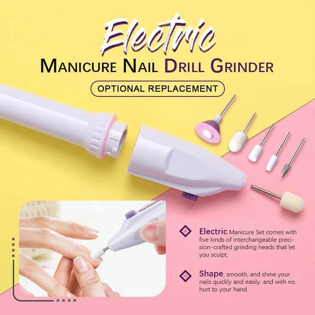 Kit di cura delle unghie elettrico manipolazione file unghie macchina manicure