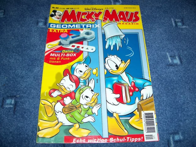 MICKY MAUS Heft "Nr.40, Jahrgang 2001" Mouse,Hefte