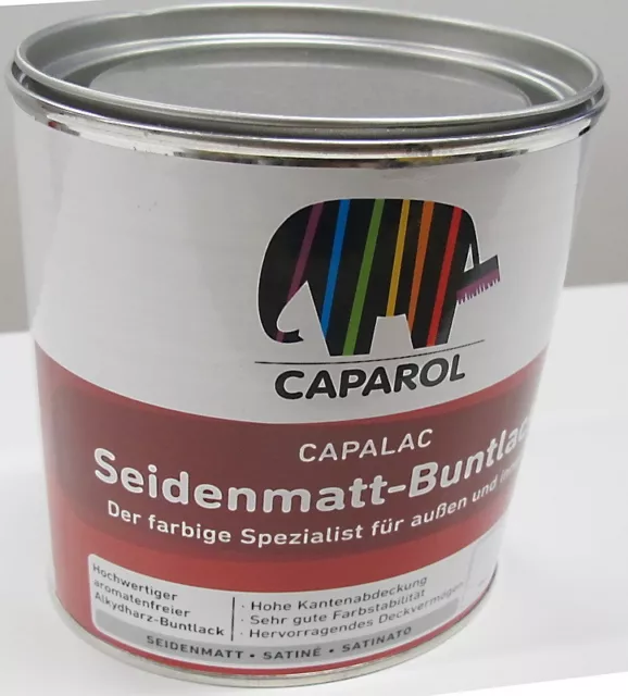 750 ml Caparol Capalac  Seidenmatt Buntlack weiß