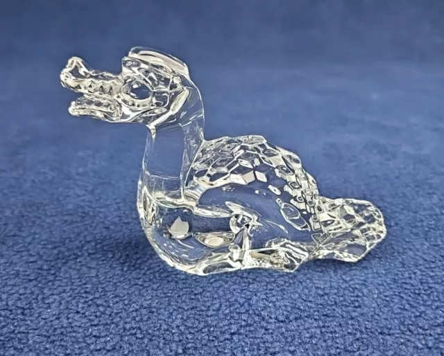 Baccarat Clear Crystal Dragon Figurine