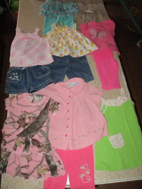 Lot of Baby Girl's Summer Clothes. sz. 6-9 mo.