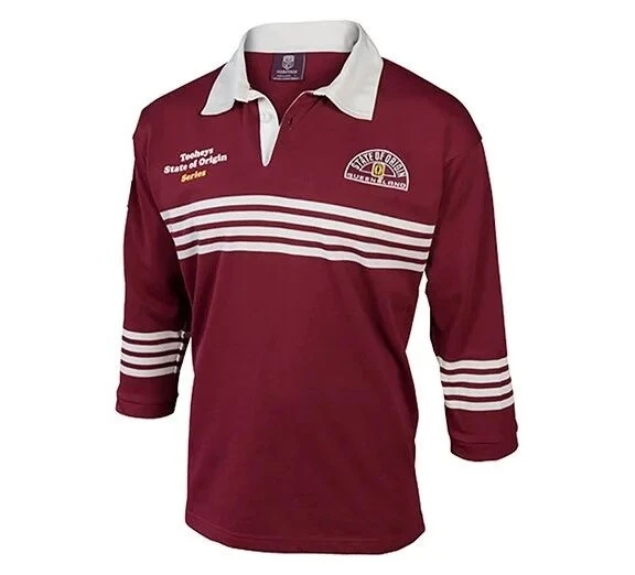 QUEENSLAND MAROONS 1991 Retro State Of Origin Jersey Sizes S-5XL