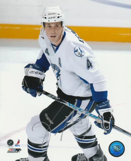 VINCENT LECAVALIER SIGNED TAMPA BAY LIGHTNING 8x10 PHOTO #2 Autograph