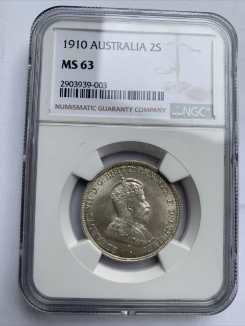 Australia Florin 1910 NGC 63