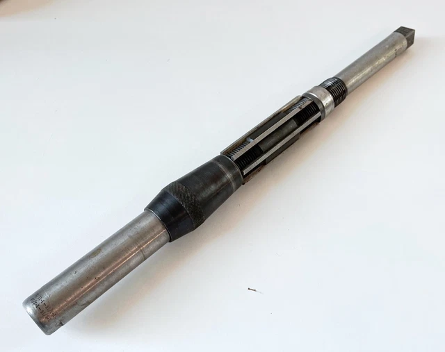 K-D Size I Adjustable Blade Hand Reamer HSS 1 -1/16" - 1-3/16" W/Extension Pilot