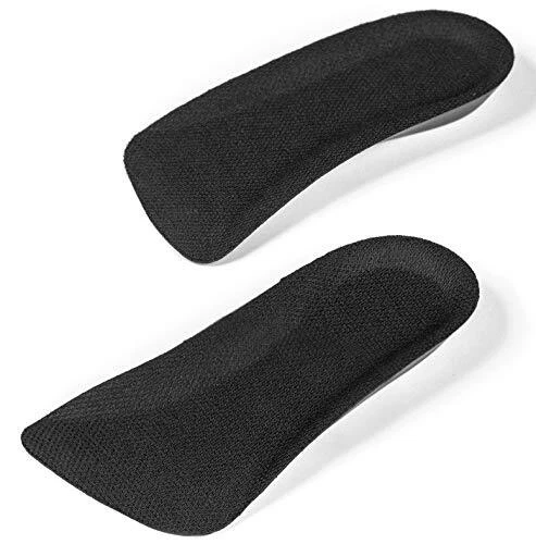 CALTO Half Elevator Insole for Men - 1/2 Inch Height Increase Taller Heel Lif...