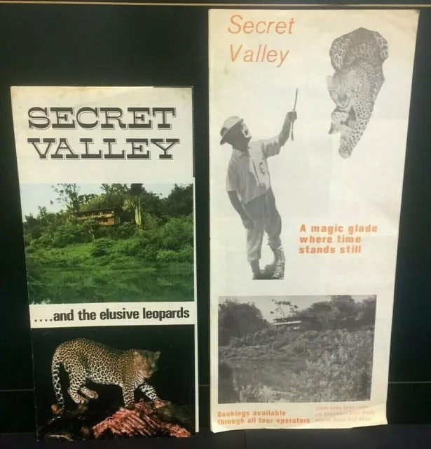 Vintage Brochures Secret Valley Game Lodge Africa Kenya Hotel Travel Tourist