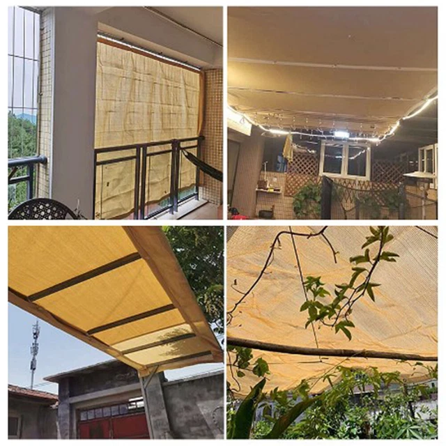 Garden Plant Sun Shade Roof Reusable Mesh Net Car Tent Canopy UV Resistant Cloth