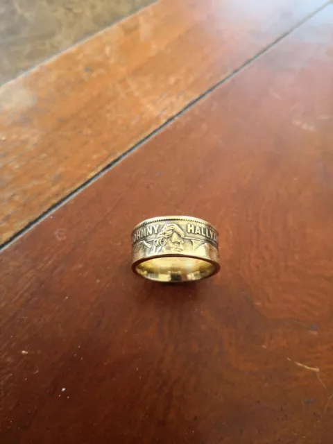 BAGUE JOHNNY HALLYDAY coin ring EUR 40 00 PicClick FR