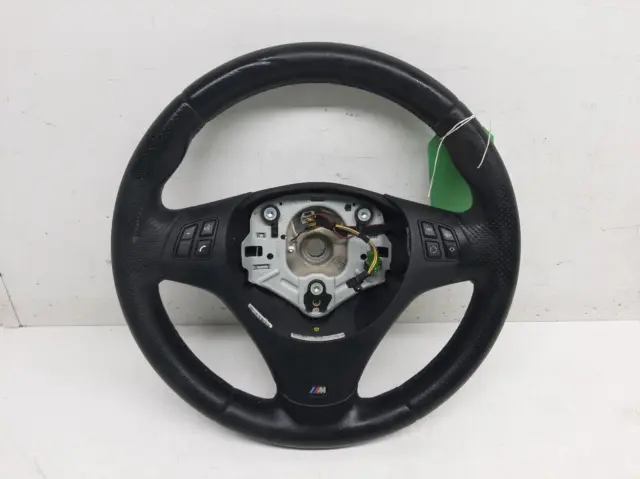 2011 BMW 1 SERIES 3 Spoke Multifunctional Black Steering Wheel