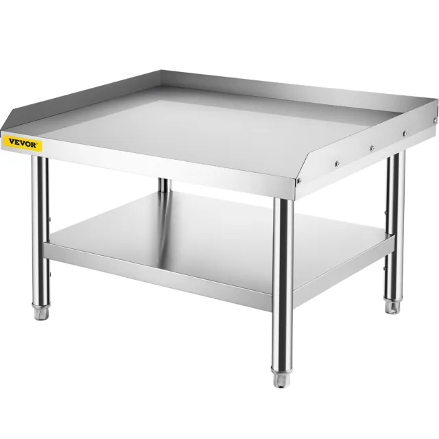 VEVOR Stainless Steel Table for Prep & Work 36" x 30" Kitchen Equipment Stand