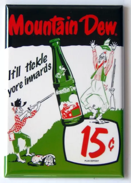 Mountain Dew Soda Sign FRIDGE MAGNET style A