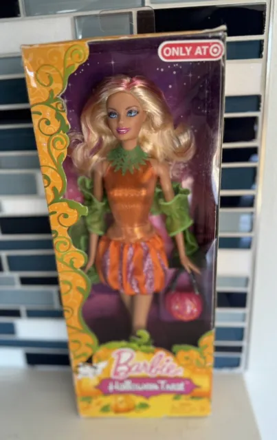 Barbie Halloween Treat Rare Collector Doll 2010 Target Exclusive Pumpkin Costume