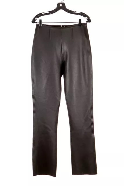 Alexander Wang Fitted Stretch Pants Zip up Black Trousers Size L
