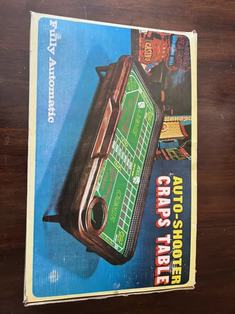 Vintage Waco Auto-Shooter Craps Table Automatic Dice Roller Complete - Tested