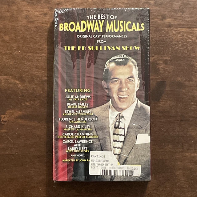 BEST OF BROADWAY Musicals The Ed Sullivan Show (VHS, 1994) RARE Copy ...
