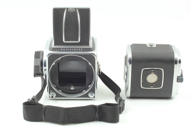 [Exc+5 w/ Acute Matte] Hasselblad 500CM C/M Film Camera + A12 + Strap JAPAN