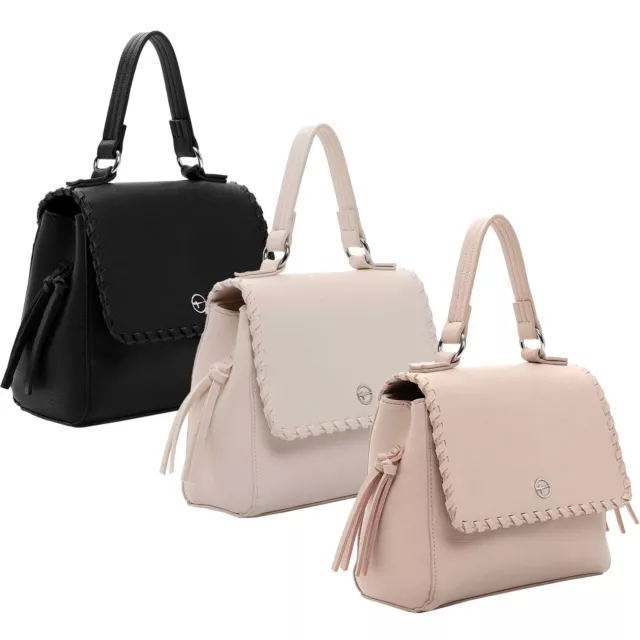 Tamaris Bolso de Hombro para Mujer Calme Costuras Decorativas Gesine 31472