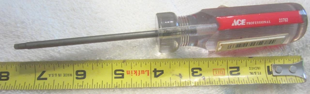 #2 SQUARE Drive PROFESSIONAL USA tool SERIES SCREWDRIVER, 23762,New old stock