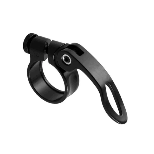 Seat Post Clamp — 34.9mm / Quick Release / Black —AUS STOCK— Bike Bicycle QR