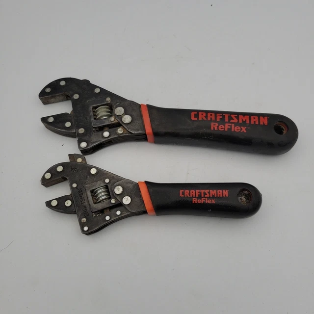 VINTAGE CRAFTSMAN USA 2 Pc. Reflex 45782 & 45781 8” & 6” Adjustable