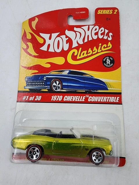 1970 Chevelle Convertible Hot Wheels Classics Series 2 green rare paint #1 of 30