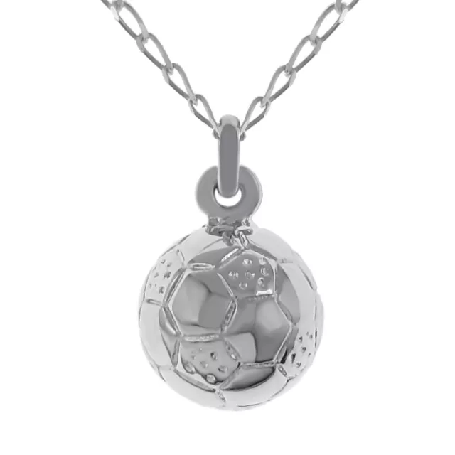 Pendentif Ballon de Football en Argent 925 - Chaîne en Option - Femme - Homme 3