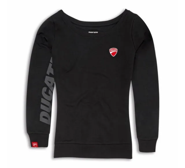 Ducati Logo Sweatshirt Damen in schwarz Pulover