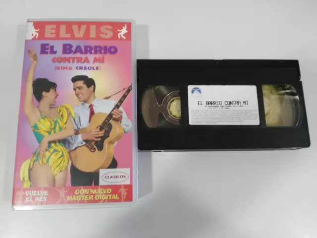 El Barrio Contre My Elvis Presley King Créole VHS Tape Collectionneurs Castillan