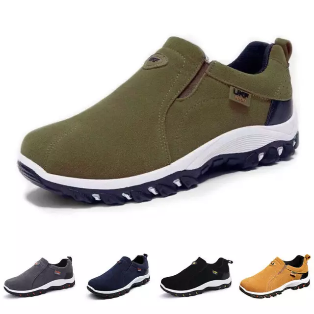 Men's Slip on Sports Outdoor Sneakers Trainers Casual Running Hiking Shoes Size