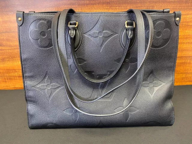 Louis Vuitton Onthego GM Tote Bag Silver M21053 Nylon Monogram Auth New  receipt